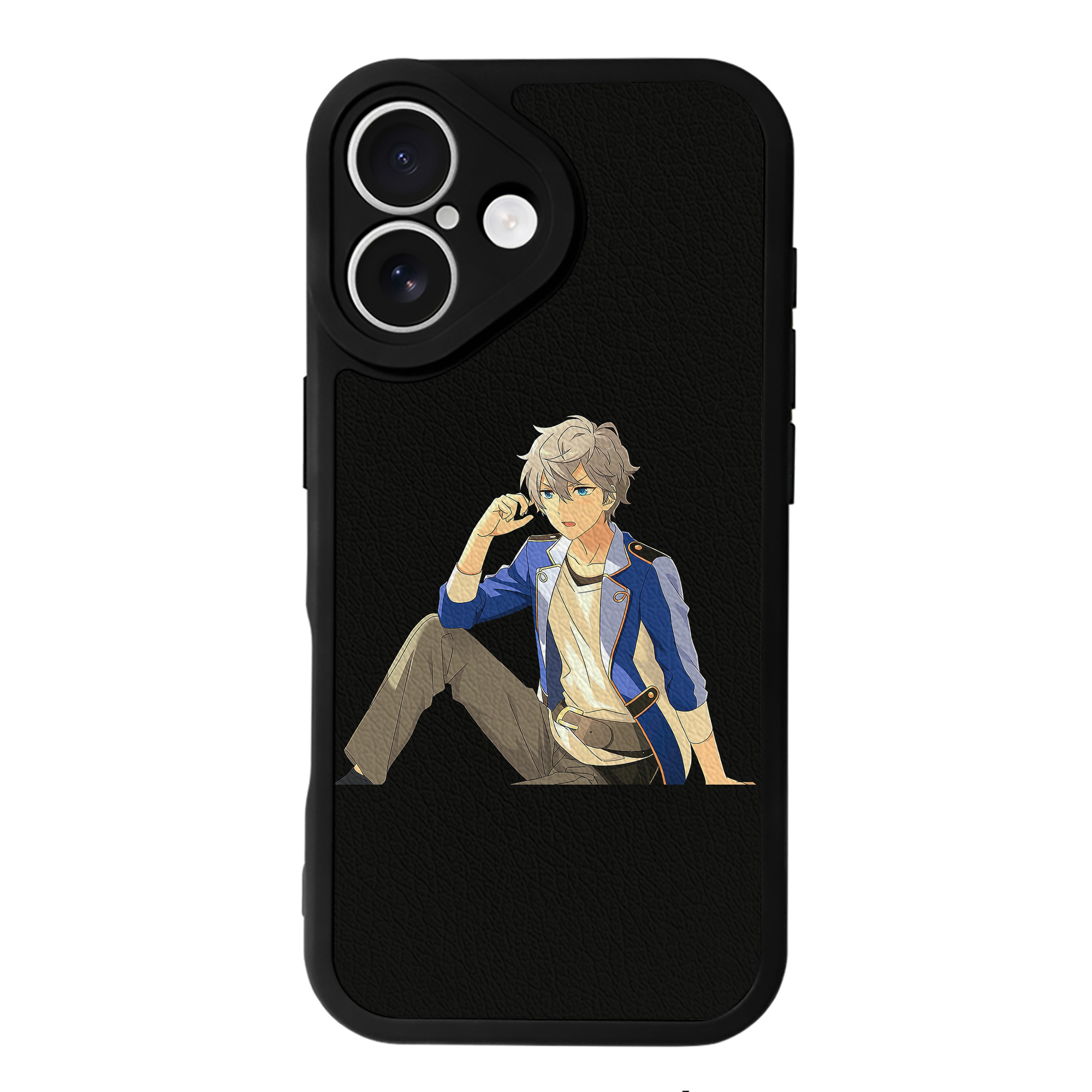 （画像用） あんさんぶるスターズ! Ensemble Stars 【iPhone 16シリーズ対応】シリコンスマホケース（レザー調） 材質：シリコン